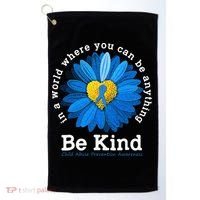 Stop Child Abuse Child Abuse Awareness Prevention Golf Towel thumb 0