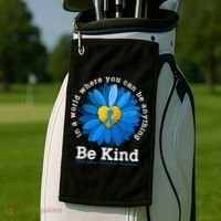 Stop Child Abuse Child Abuse Awareness Prevention Golf Towel thumb 2