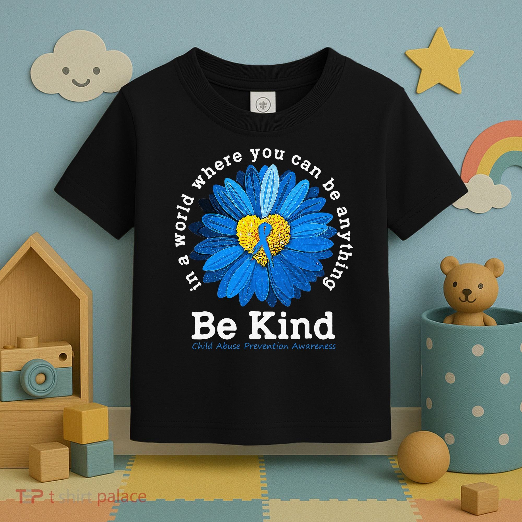 Stop Child Abuse Child Abuse Awareness Prevention Toddler T-Shirt