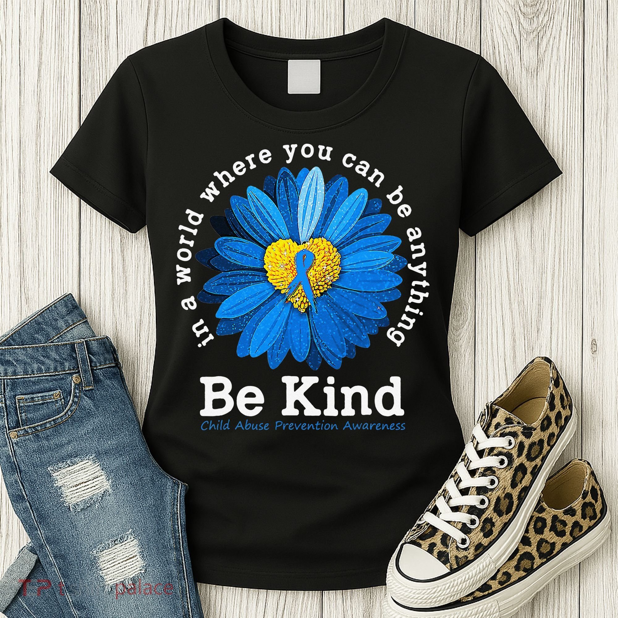 Stop Child Abuse Child Abuse Awareness Prevention Women's T-Shirt