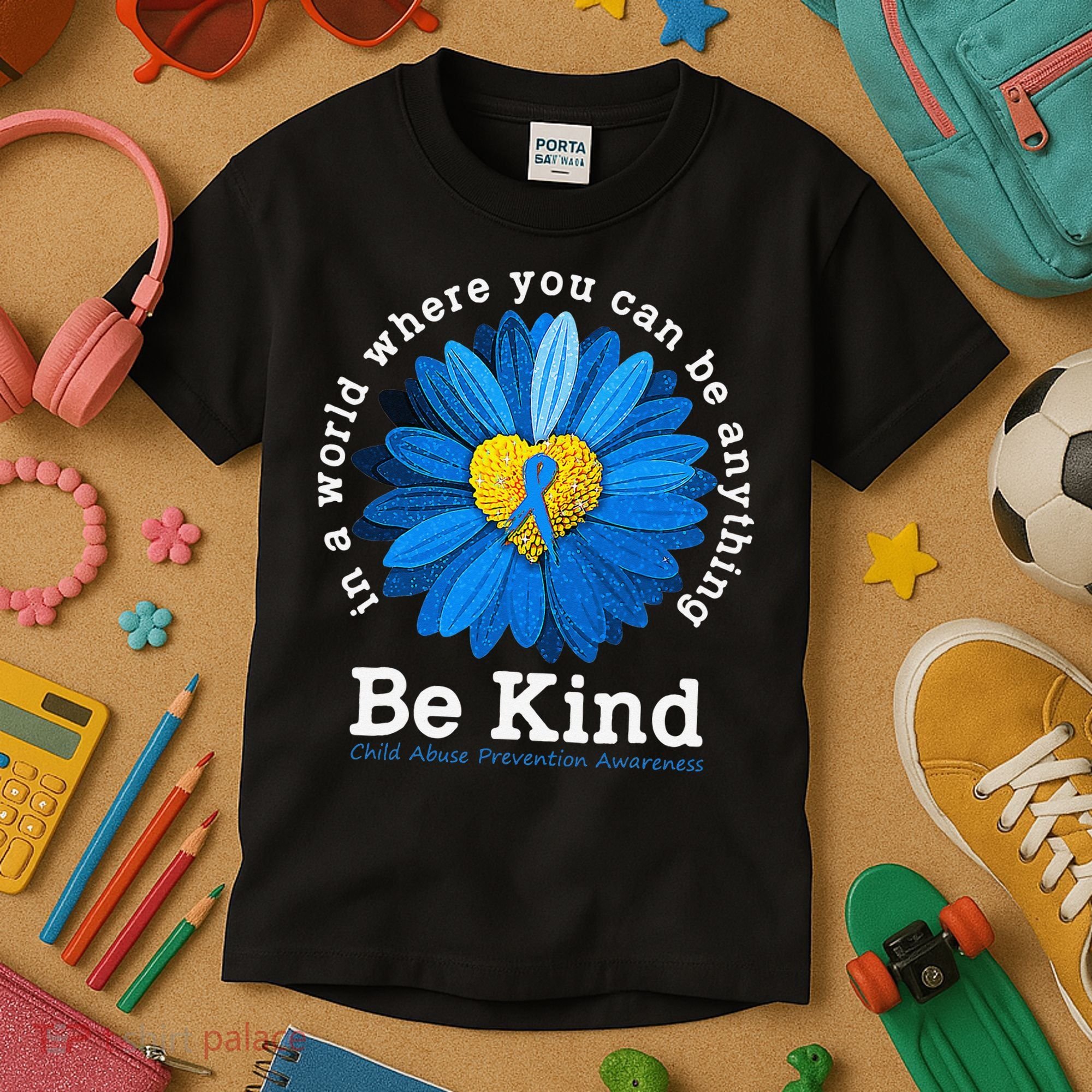 Stop Child Abuse Child Abuse Awareness Prevention Kids T-Shirt