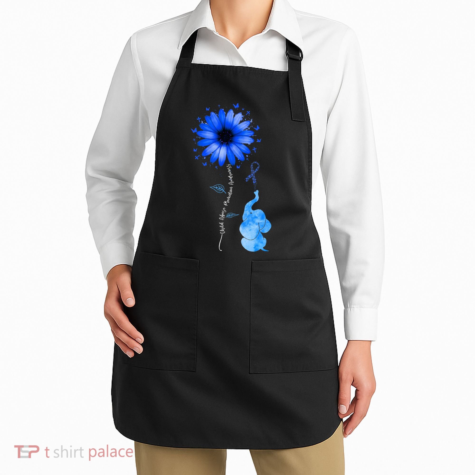 Stop Child Abuse Prevention Awareness Month Apron