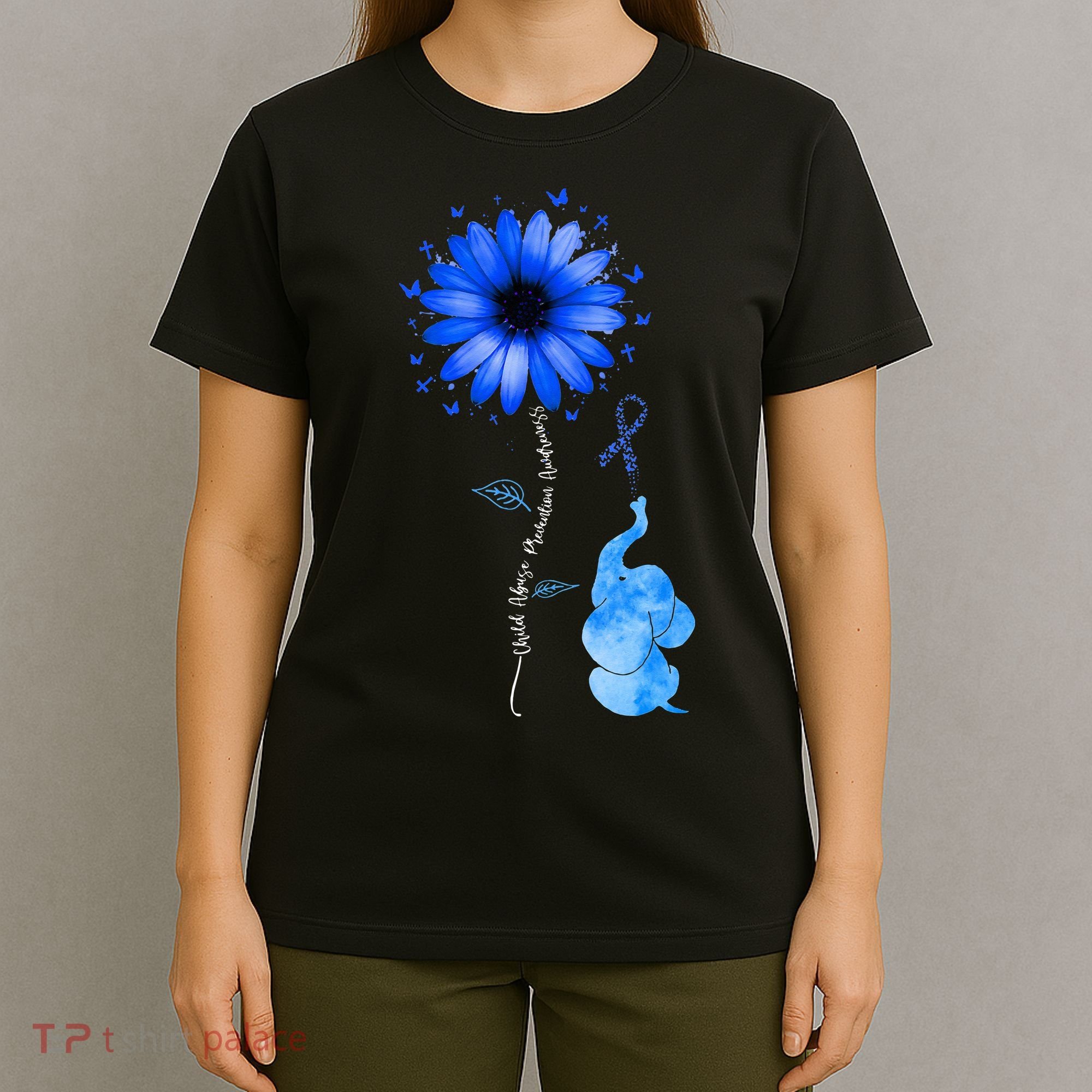 Stop Child Abuse Prevention Awareness Month T-Shirt