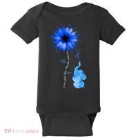 Stop Child Abuse Prevention Awareness Month Baby Bodysuit thumb 0