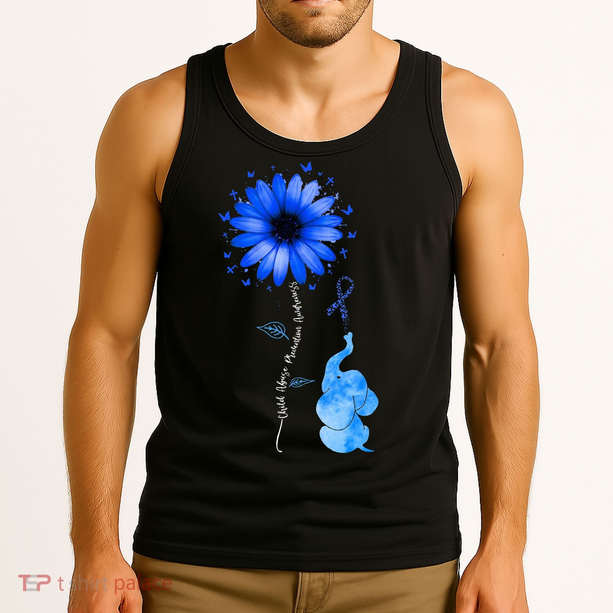 Stop Child Abuse Prevention Awareness Month Tank Top