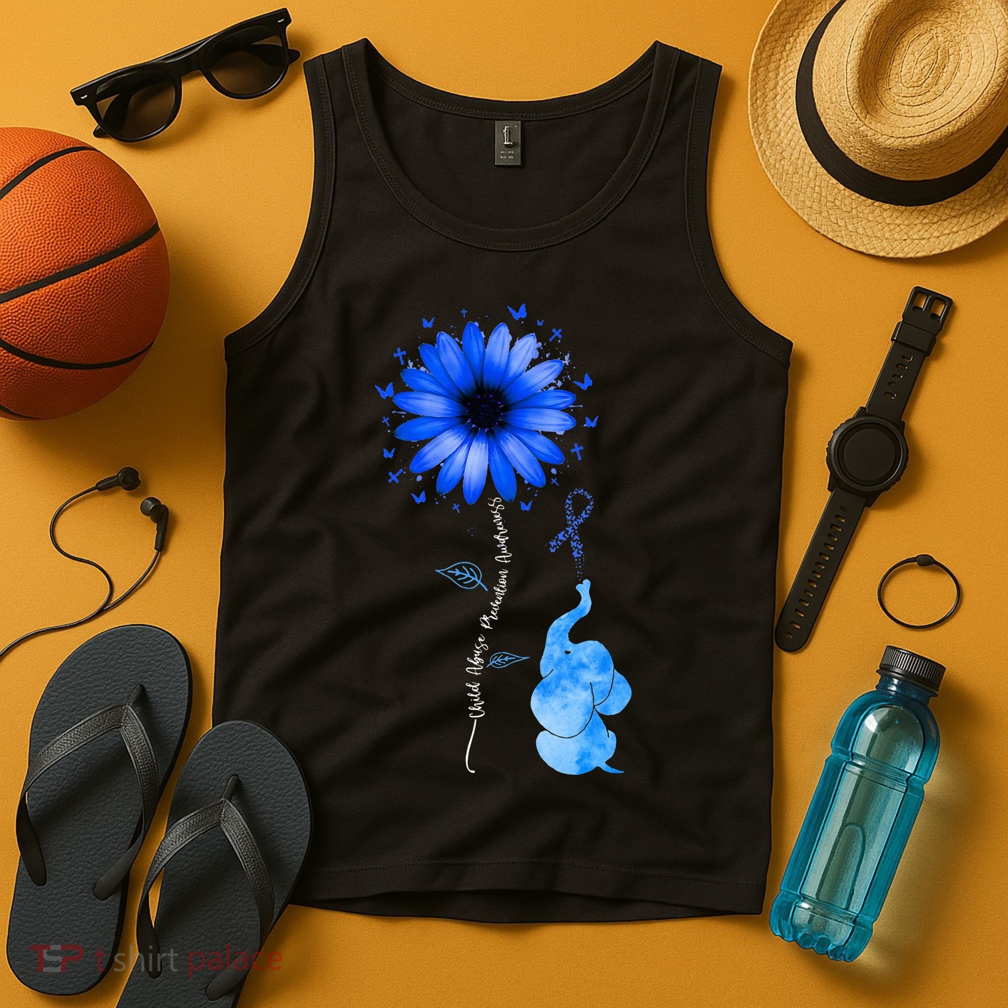 Stop Child Abuse Prevention Awareness Month Tank Top