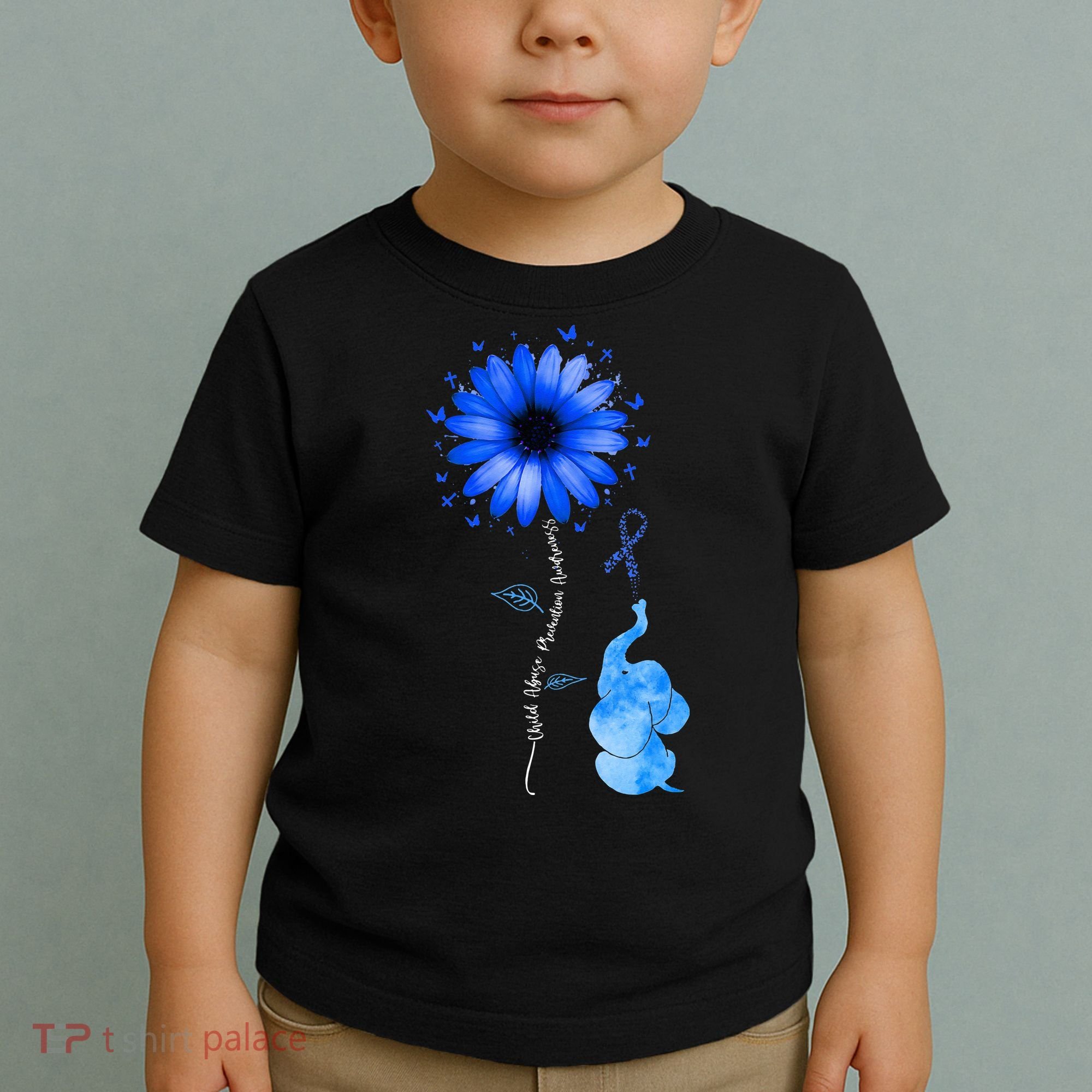 Stop Child Abuse Prevention Awareness Month Toddler T-Shirt