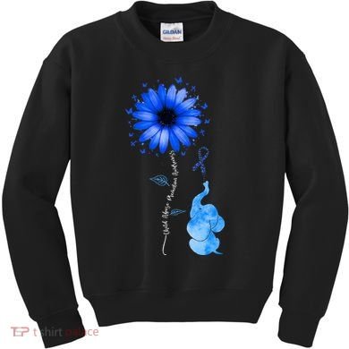 Stop Child Abuse Prevention Awareness Month Kids Sweatshirt