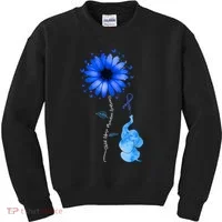 Stop Child Abuse Prevention Awareness Month Kids Sweatshirt thumb 0