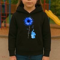 Stop Child Abuse Prevention Awareness Month Kids Hoodie thumb 3