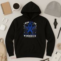 Stop Child Abuse Prevention Month Blue Ribbon Awareness Hoodie thumb 3