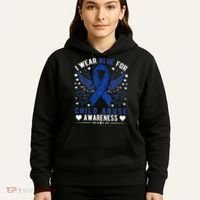 Stop Child Abuse Prevention Month Blue Ribbon Awareness Hoodie thumb 5