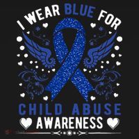 Stop Child Abuse Prevention Month Blue Ribbon Awareness Sweatshirt thumb 3