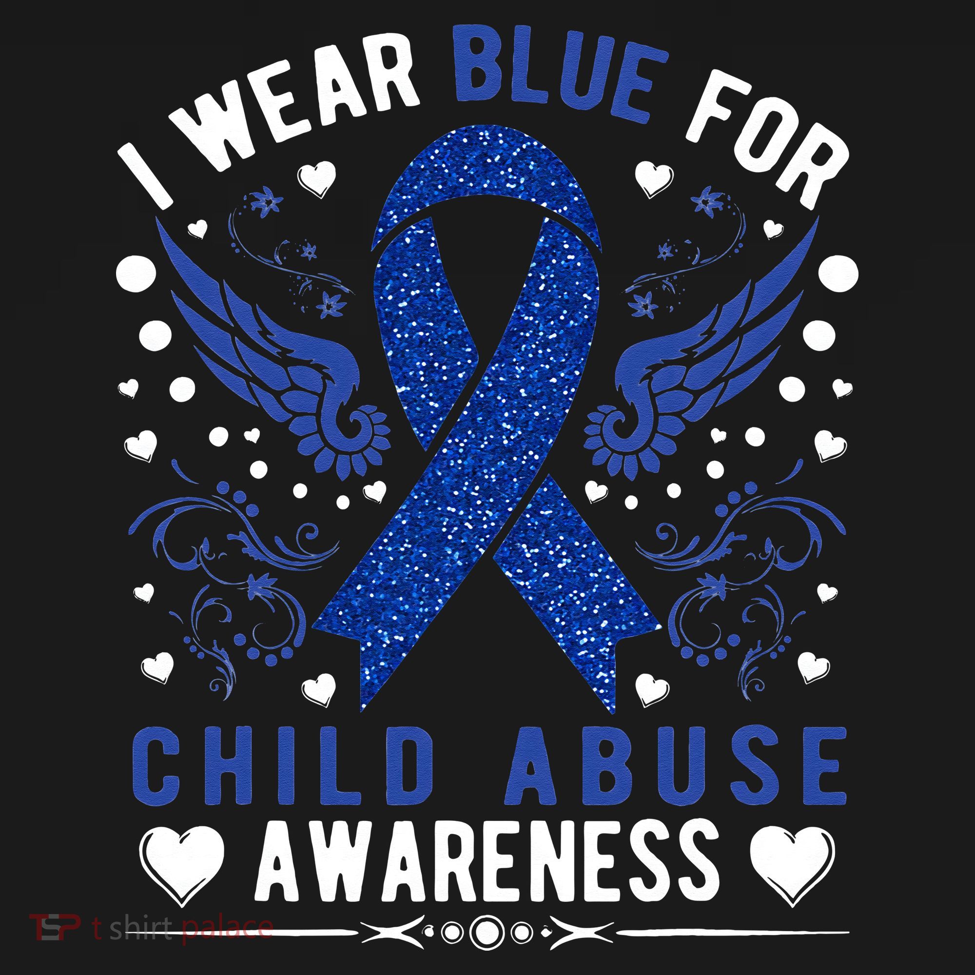Stop Child Abuse Prevention Month Blue Ribbon Awareness Visor