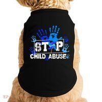 Stop Child Abuse Child Abuse Prevention Awareness Pinwheels  Doggie Tank thumb 0