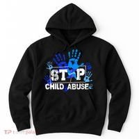 Stop Child Abuse Child Abuse Prevention Awareness Pinwheels  Hoodie thumb 0