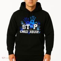 Stop Child Abuse Child Abuse Prevention Awareness Pinwheels  Hoodie thumb 2