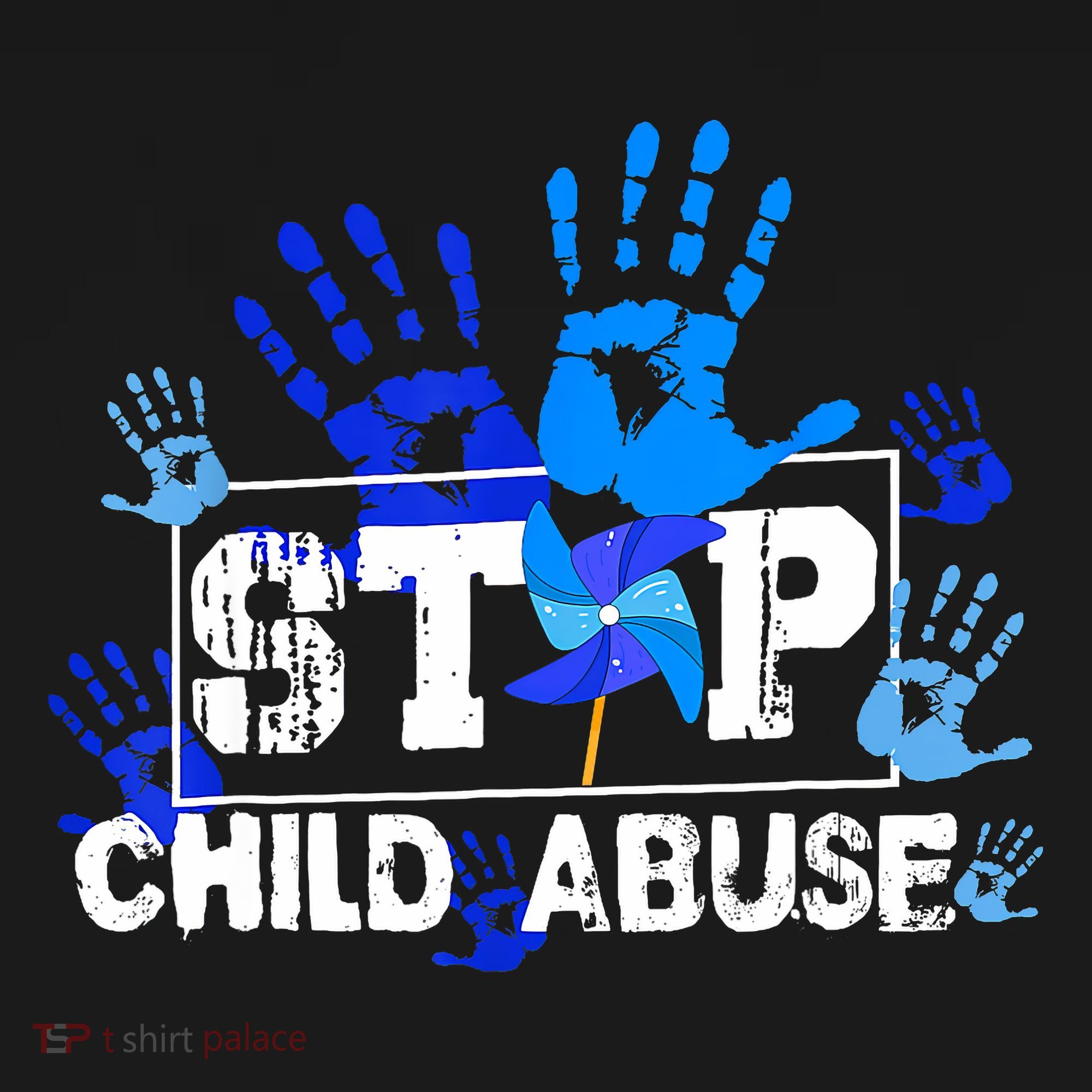 Stop Child Abuse Child Abuse Prevention Awareness Pinwheels  Long Sleeve Shirt