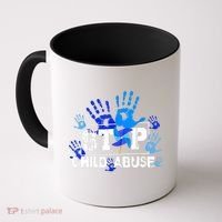 Stop Child Abuse Child Abuse Prevention Awareness Pinwheels  Coffee Mug thumb 0