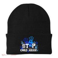 Stop Child Abuse Child Abuse Prevention Awareness Pinwheels  Beanie thumb 0