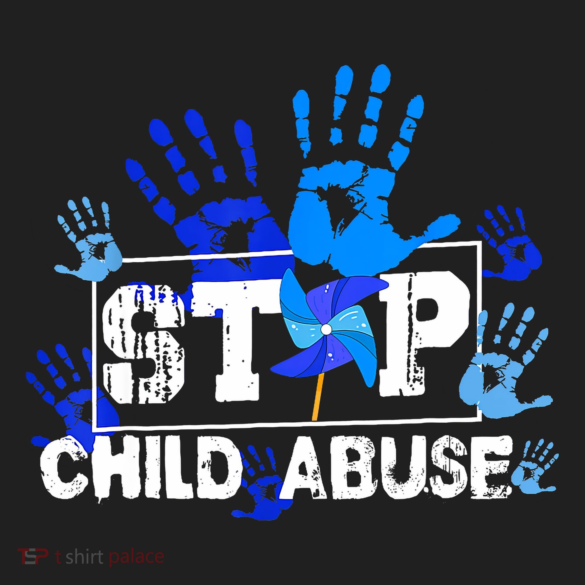 Stop Child Abuse Child Abuse Prevention Awareness Pinwheels  Beanie