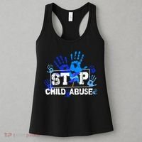 Stop Child Abuse Child Abuse Prevention Awareness Pinwheels  Women's Tank Top thumb 3