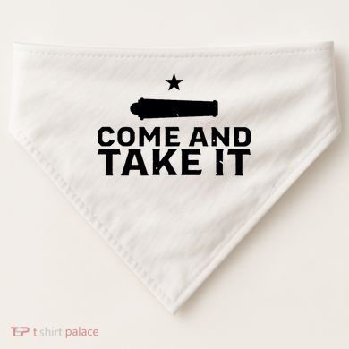 Skeeters Come And Take It USA-Made Doggie Bandana