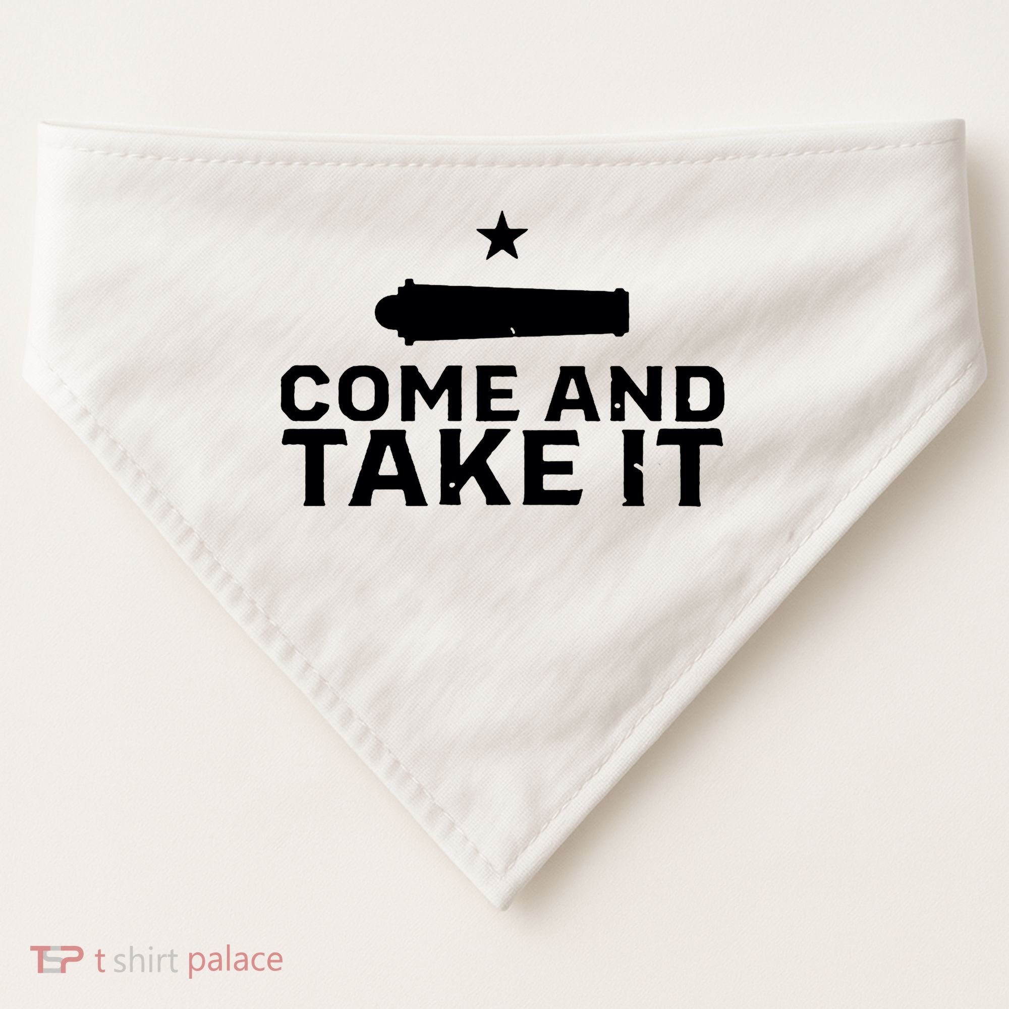 Skeeters Come And Take It USA-Made Doggie Bandana