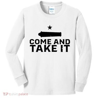 Skeeters Come And Take It Kids Long Sleeve Shirt