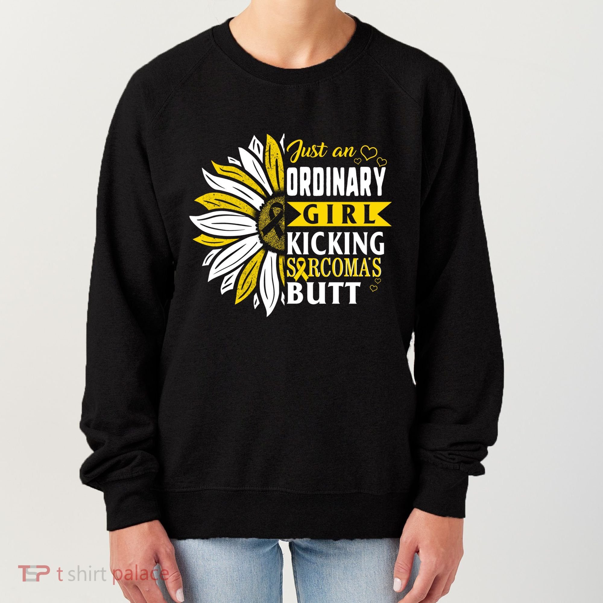 Sarcoma Cancer Awareness Just Ordinary Warrior Gift Women's Sweatshirt
