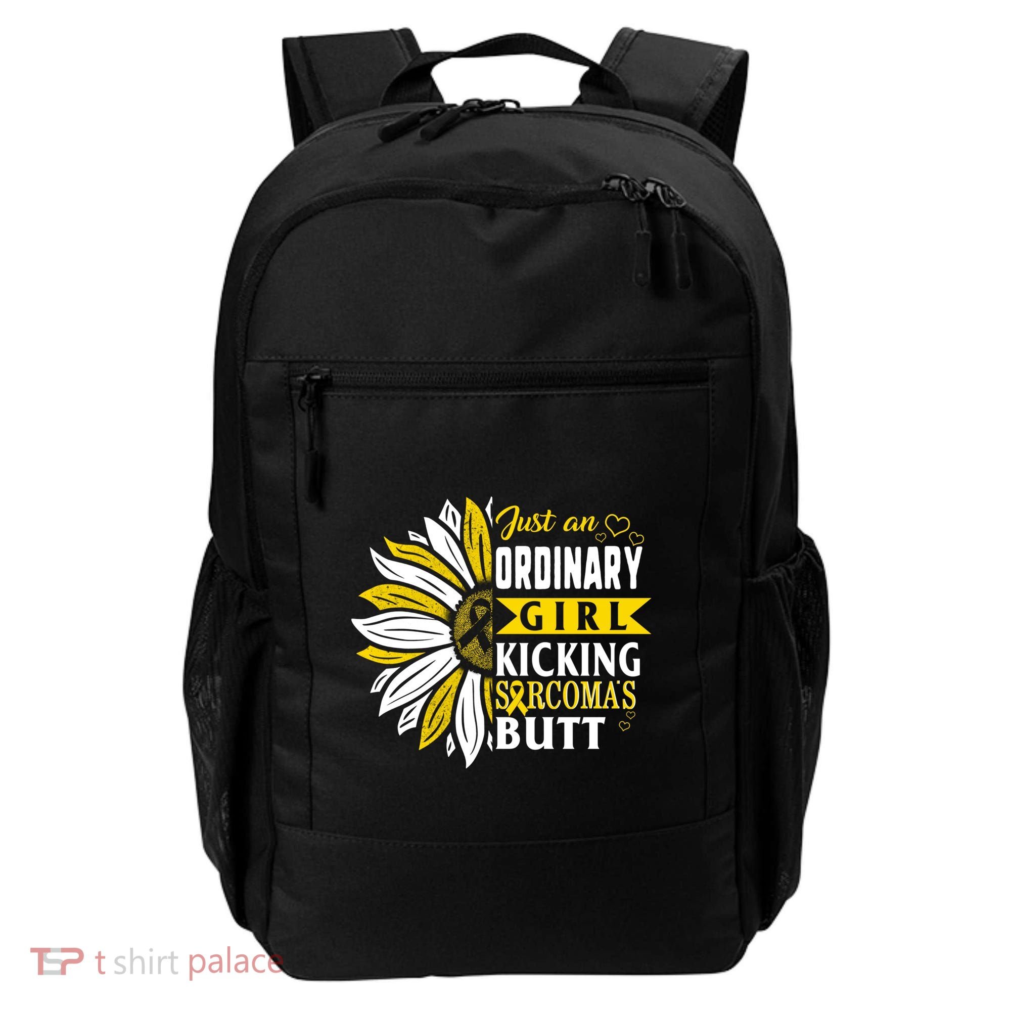 Sarcoma Cancer Awareness Just Ordinary Warrior Gift Backpack