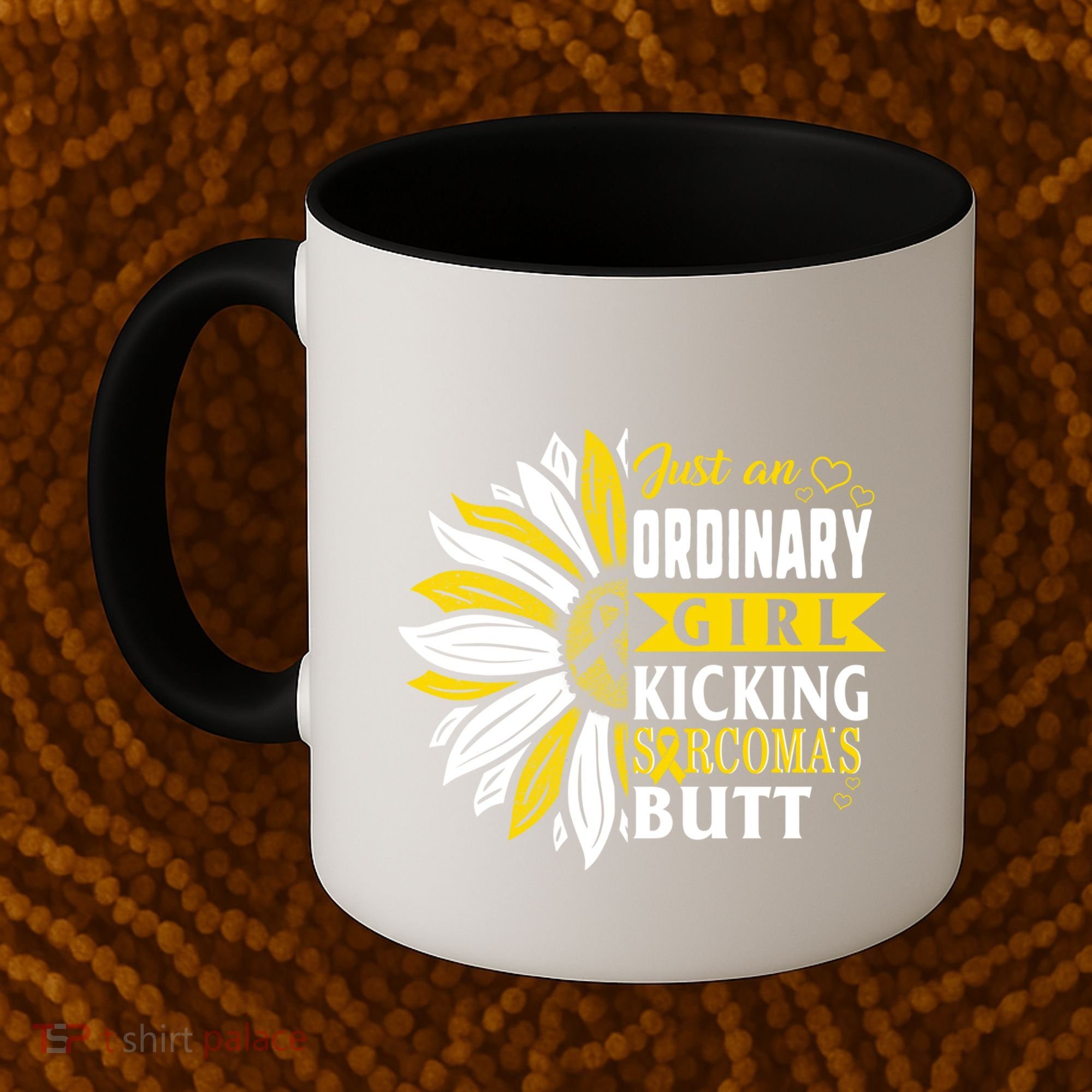 Sarcoma Cancer Awareness Just Ordinary Warrior Gift Coffee Mug