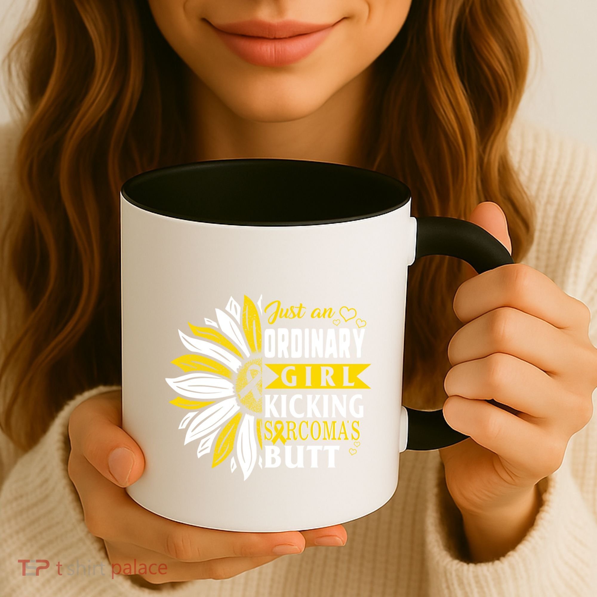 Sarcoma Cancer Awareness Just Ordinary Warrior Gift Coffee Mug