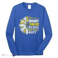 Sarcoma Cancer Awareness Just Ordinary Warrior Gift Long Sleeve Shirt thumb 0