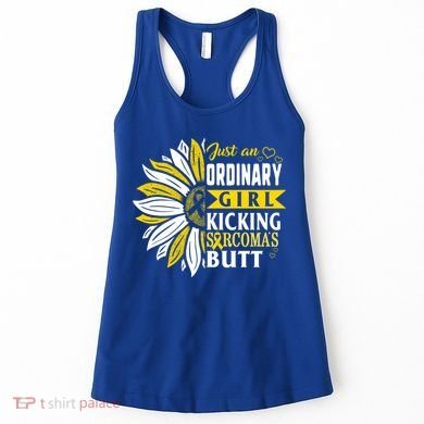Sarcoma Cancer Awareness Just Ordinary Warrior Gift Women's Tank Top