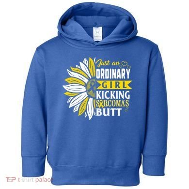 Sarcoma Cancer Awareness Just Ordinary Warrior Gift Toddler Hoodie