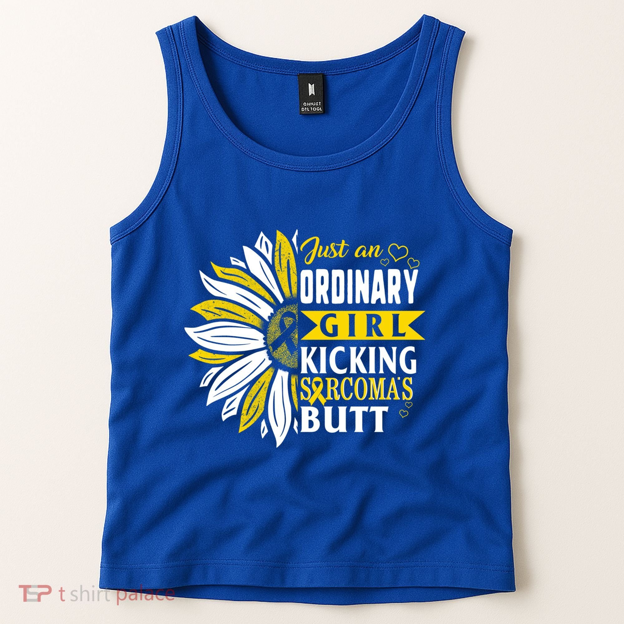 Sarcoma Cancer Awareness Just Ordinary Warrior Gift Tank Top
