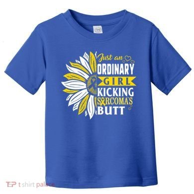 Sarcoma Cancer Awareness Just Ordinary Warrior Gift Toddler T-Shirt