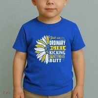 Sarcoma Cancer Awareness Just Ordinary Warrior Gift Toddler T-Shirt thumb 2