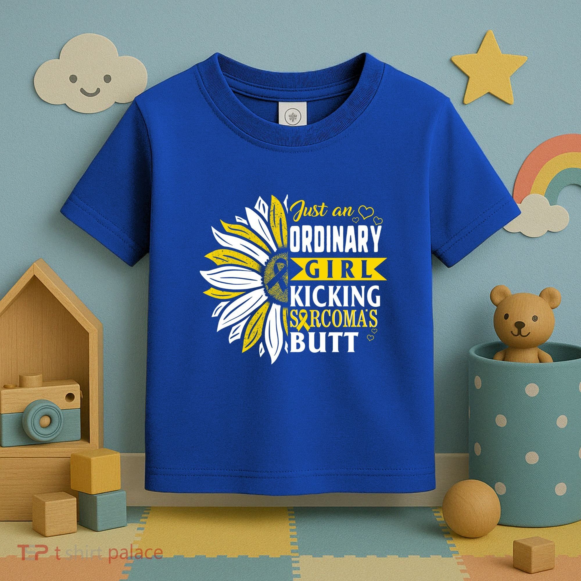 Sarcoma Cancer Awareness Just Ordinary Warrior Gift Toddler T-Shirt