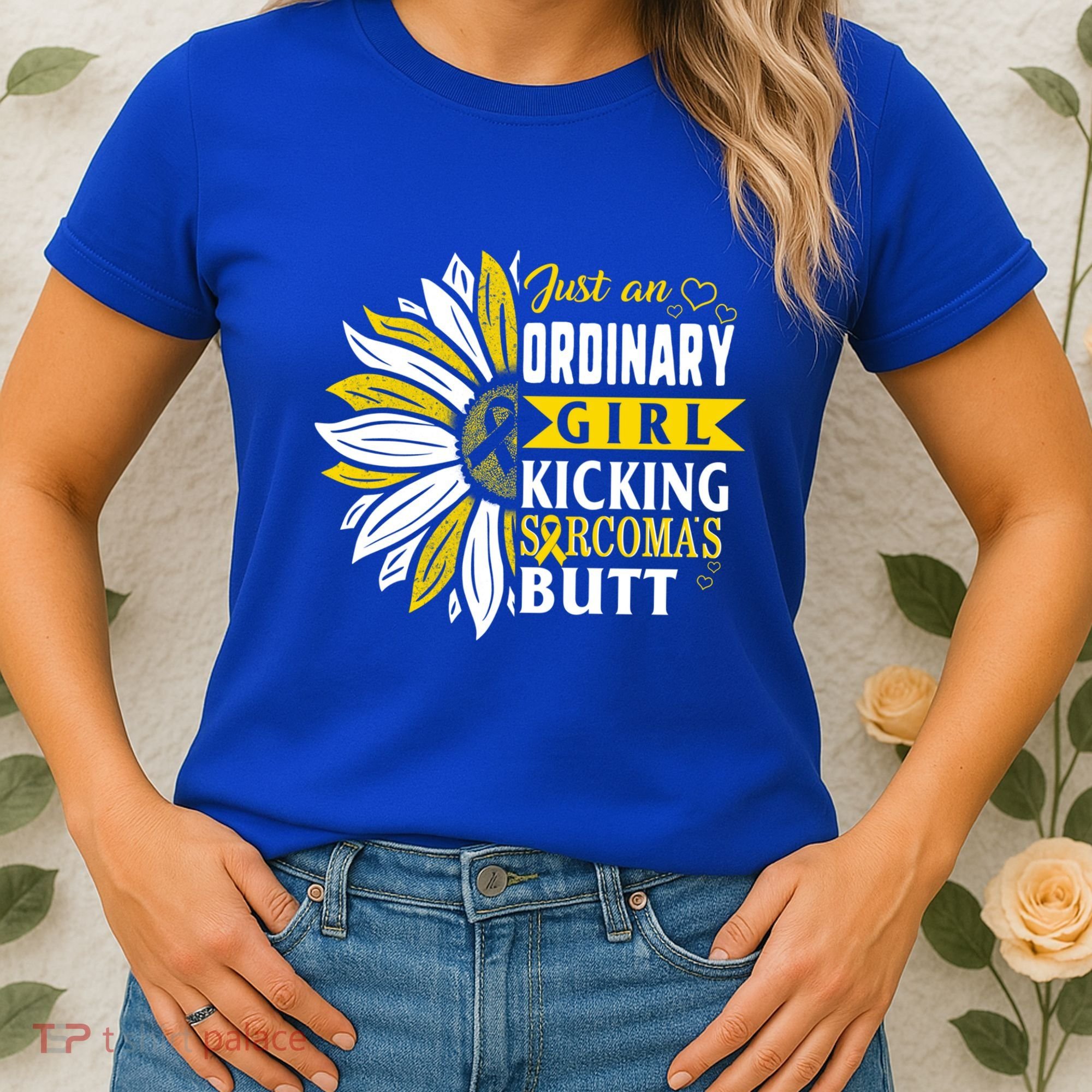Sarcoma Cancer Awareness Just Ordinary Warrior Gift Women's T-Shirt