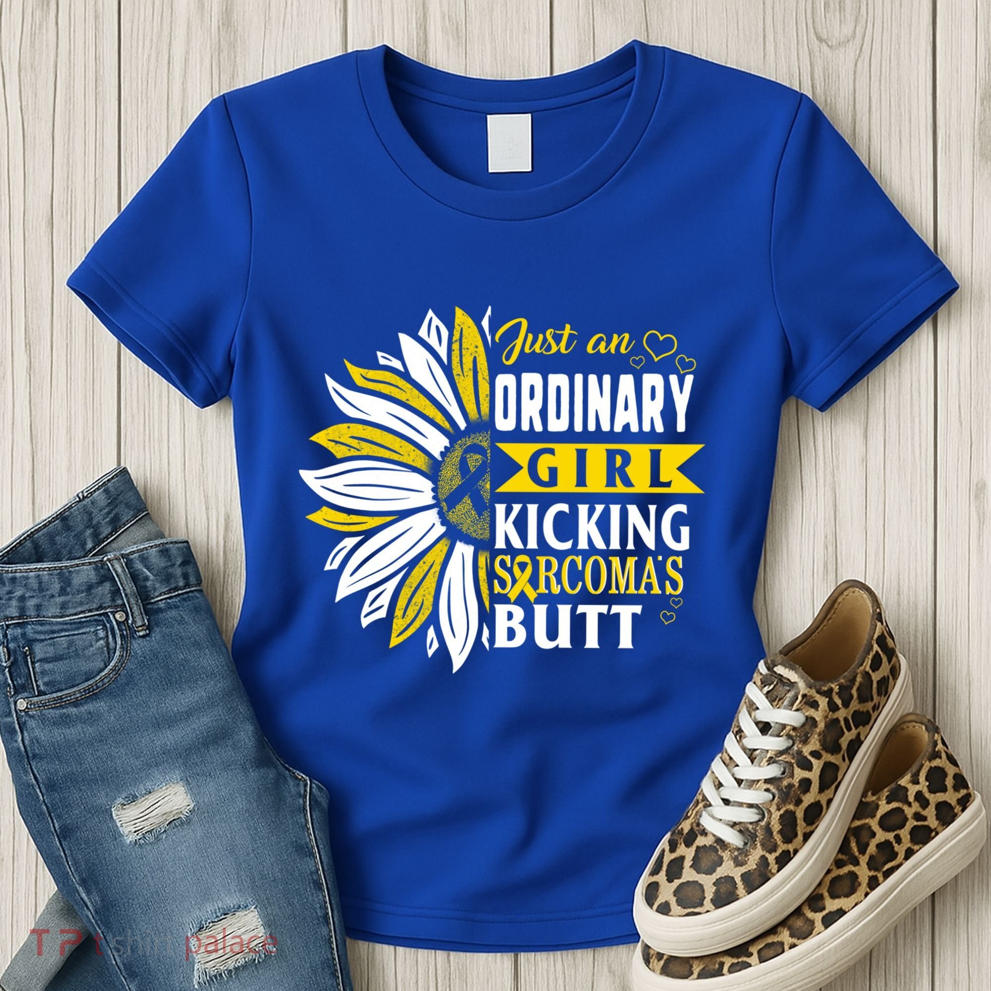 Sarcoma Cancer Awareness Just Ordinary Warrior Gift Women's T-Shirt