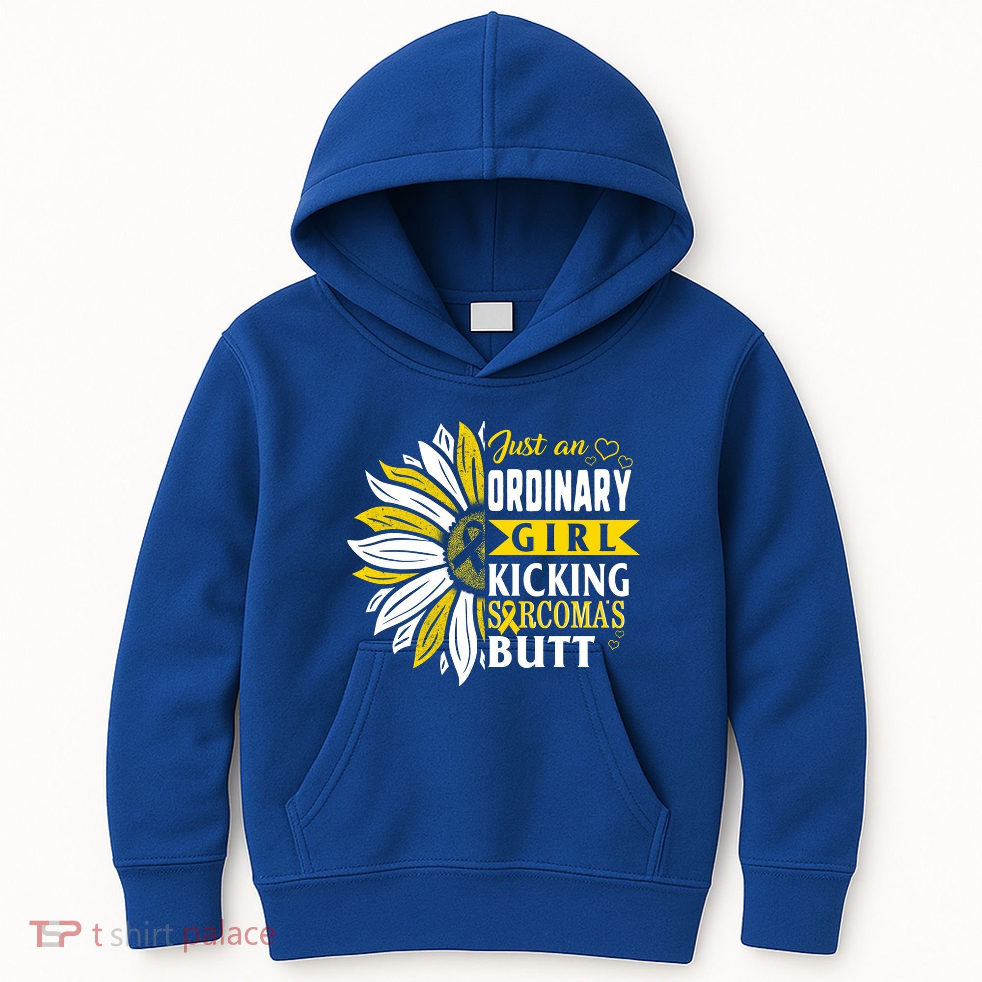 Sarcoma Cancer Awareness Just Ordinary Warrior Gift Kids Hoodie