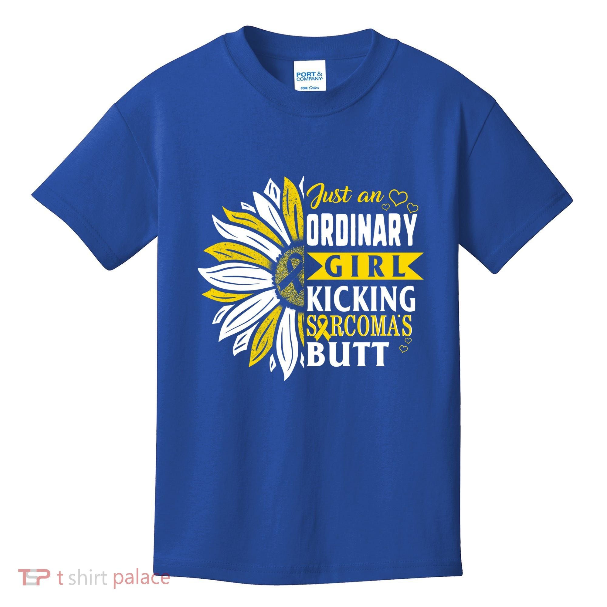 Sarcoma Cancer Awareness Just Ordinary Warrior Gift Kids T-Shirt