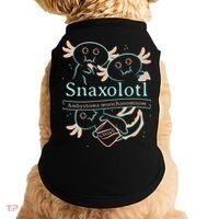 Snaxolotl Cute Axolotl Chips Doggie Tank thumb 0