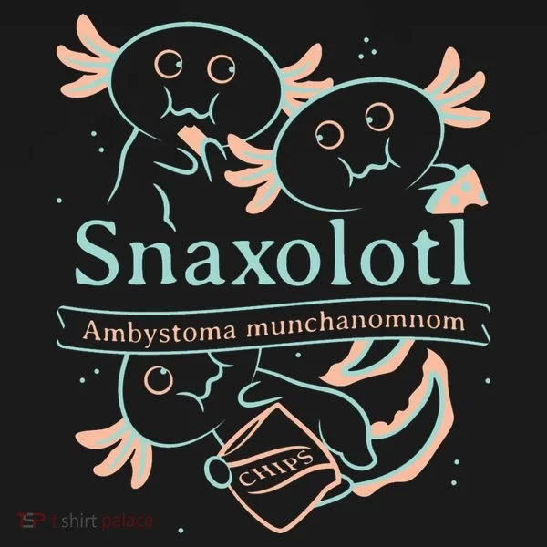 Snaxolotl Cute Axolotl Chips Doggie Tank