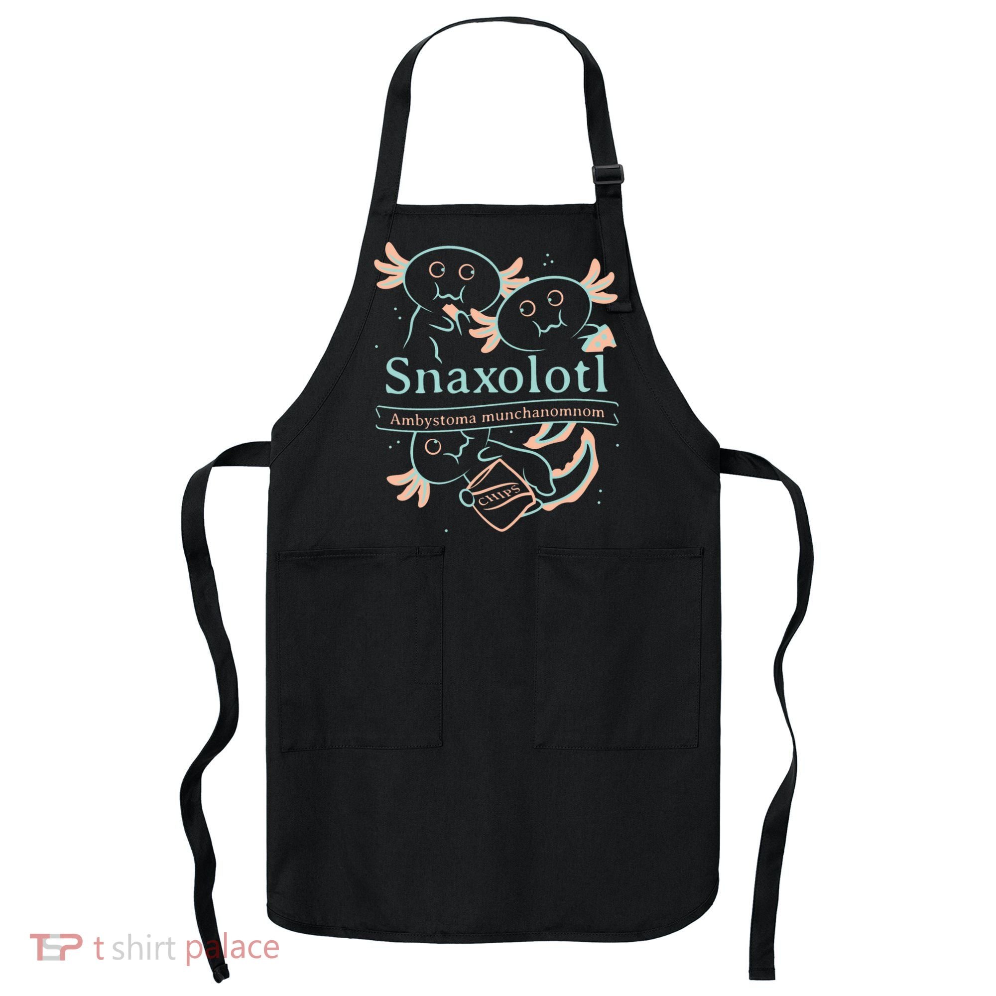 Snaxolotl Cute Axolotl Chips Apron