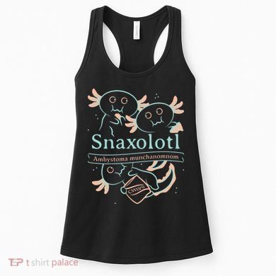 Snaxolotl Cute Axolotl Chips Women's Tank Top