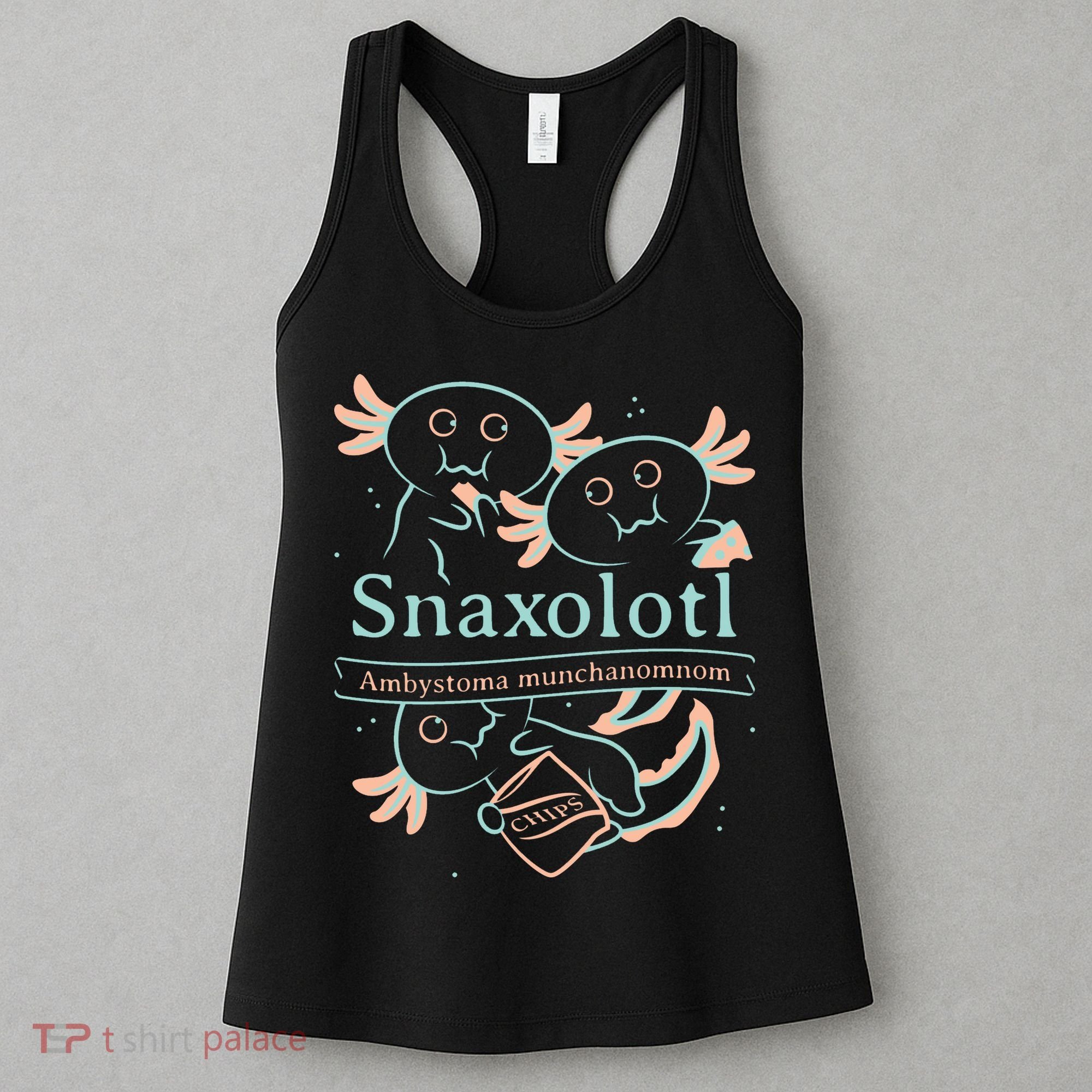 Snaxolotl Cute Axolotl Chips Women's Tank Top
