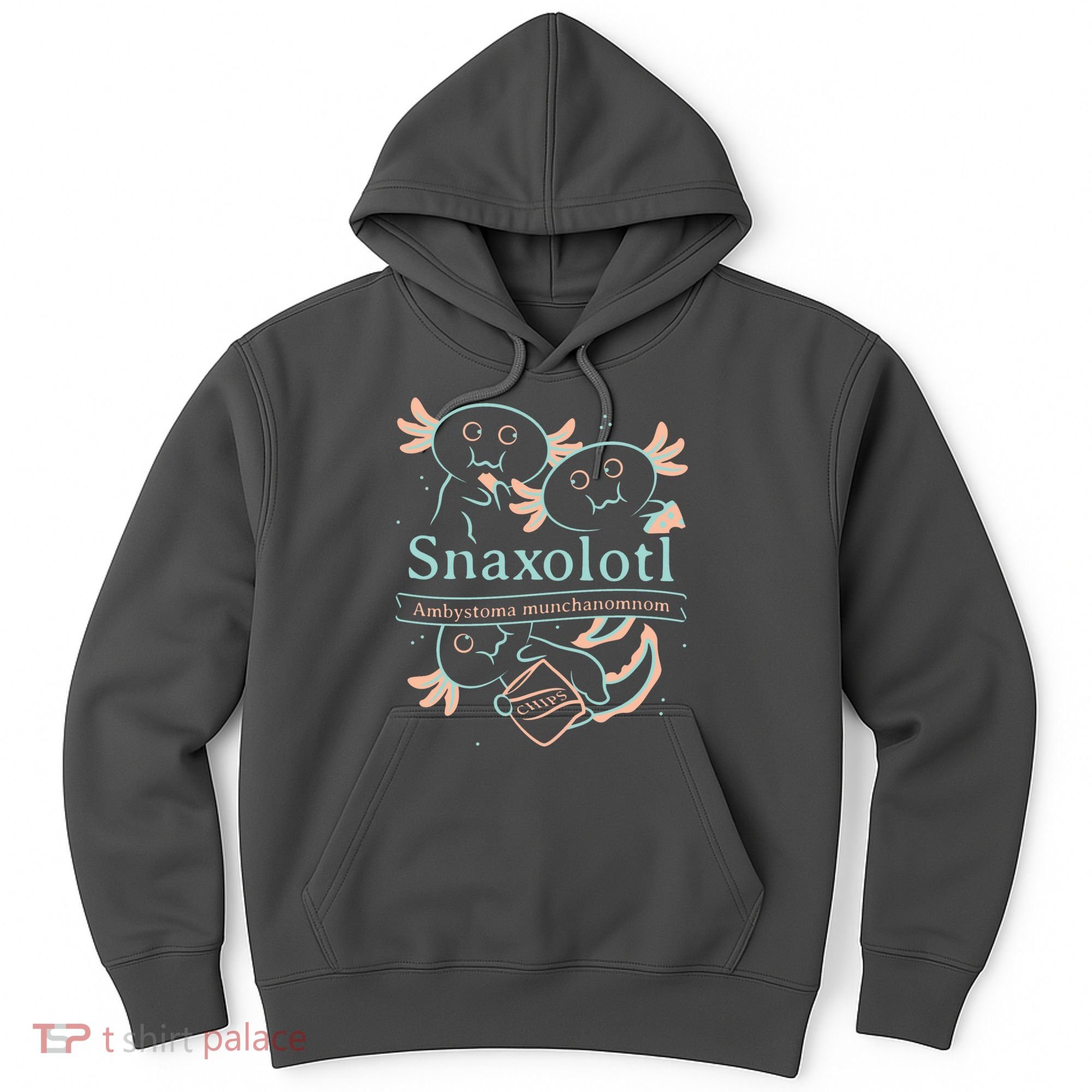 Snaxolotl Cute Axolotl Chips Hoodie